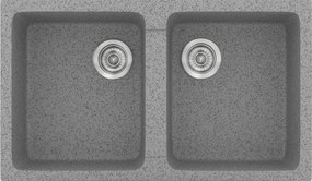 Sanitec Classic 334 (86×50) - Γρανιτένιος νεροχύτης - Granite GREY