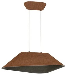 Κρεμαστό Φωτιστικό Οροφής LED SMD 8W IP20 3000K Καφέ 23172 Zambelis-23172-Καφέ 23172