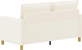 vidaXL Καναπές Κρεμ 156 x 81 x 87,5 εκ Ύφασμα