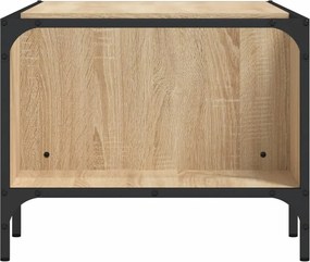 vidaXL Τραπεζάκι Σαλονιού με Ράφι Sonoma Δρυς 100x51x40 εκ. Επεξ. Ξύλο