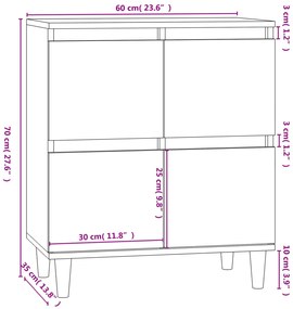 ΝΤΟΥΛΑΠΙ ΓΚΡΙ SONOMA 60X35X70 ΕΚ. ΑΠΟ ΕΠΕΞΕΡΓΑΣΜΕΝΟ ΞΥΛΟ 821162