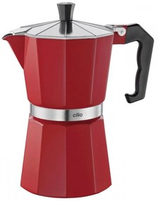 Καφετιέρα Espresso Classico 321319 6 cups Red Cilio Αλουμίνιο