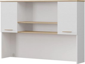 Σύνθεση Γραφείου Ξύλο / Λευκό Δρυς DESECRE 150x30.5x102.2