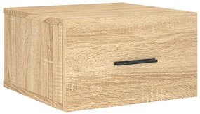 vidaXL Κομοδίνα Επιτοίχια 2 τεμ. Sonoma Δρυς 35 x 35 x 20 εκ.