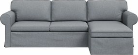 vidaXL Καναπές Ανοιχτό γκρι