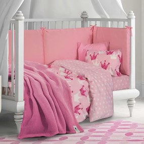 Βρεφική Κουβέρτα Πικέ 2958 Pink Greenwich Polo Club Αγκαλιάς 80x110cm 100% Βαμβάκι