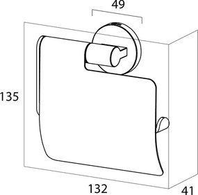 Tiger Noon Χαρτοθήκη με Κάλυμμα Chrome 1321630346