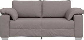 vidaXL Διθέσιος καναπές Taupe 180 cm ύφασμα