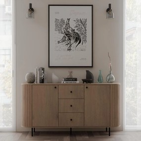 Μπουφές Ovelia 2D-Φυσικό