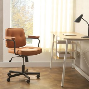 Καρέκλα γραφείου Nextdeco camel Υ77-87x62.5x60,5εκ,