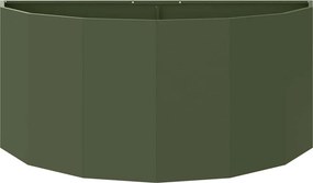 vidaXL Γλάστρα Ελιά Πράσινη 120 x 60 x 50 εκ. Ατσάλι