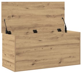 vidaXL Κουτί αποθήκευσης  με καπάκι Artisan Oak 100x42x46 εκ. από Κατασκευασμένο Ξύλο
