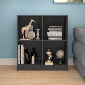 vidaXL Μπουφές Γκρι 70 x 33 x 76 εκ. από Μασίφ Ξύλο Πεύκου
