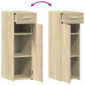 vidaXL Ντουλάπι Sonoma Δρυς 30x42,5x93 εκ. από Επεξεργασμένο Ξύλο