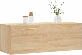 vidaXL Ντουλάπι Τοίχου Sonoma Δρυς 100 x 36,5 x 35 εκ. Επεξεργ. Ξύλο