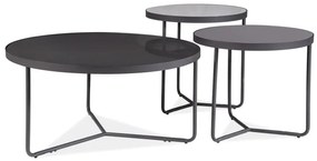 ARTEMIDA BENCH GRAY + BLACK / BLACK (SET) DIOMMI ARTEMIDASZC