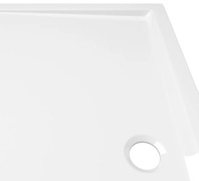 Βάση Ντουζιέρας Ορθογώνια Λευκή 70 x 120 εκ. από ABS - Λευκό