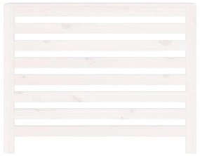 vidaXL Κάλυμμα Καλοριφέρ Λευκό 108,5x19x84 εκ. από Μασίφ Ξύλο Πεύκου