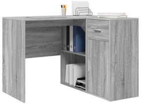 vidaXL Γωνιακό Γραφείο Γκρι Sonoma 102x88x75 cm Φτιαγμένο Ξύλο