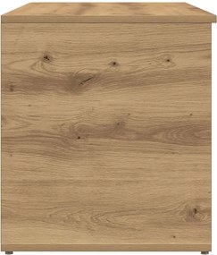 vidaXL Μπαούλο Αποθήκευσης Δρυς τεχνίτης 84 x 42 x 46 εκ