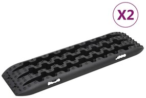 vidaXL Σανίδες Πρόσφυσης 2 τεμ. Μαύρες 106 x 30,5 x 7 εκ. από Νάιλον