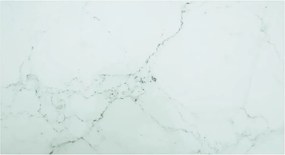 vidaXL Επιφάνεια Τραπεζιού Λευκή 120x65εκ 8χιλ Ψημ. Γυαλί Μαρμ. Σχέδιο
