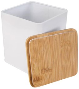 Κουτί Αποθήκευσης Cassone M 11x14cm White Kleine Wolke Metal,Bamboo