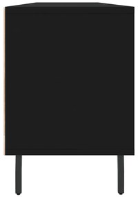 vidaXL Έπιπλο Τηλεόρασης Μαύρο 150x30x44,5 εκ. Επεξεργασμένο Ξύλο