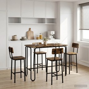 vidaXL Τραπεζαρία 100 x 50 x 75 cm Επεξεργασμένο Ξύλο Ορθογώνιος