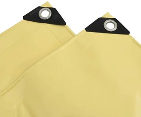 vidaXL Τέντα 650g / m² Μπεζ 3 x 5 m Καμβάς με επικάλυψη PVC