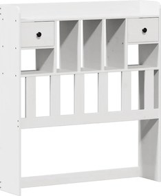 vidaXL Σκελετός Κρεβ. Χωρίς Στρώμα Λευκό 90x190 εκ Μασίφ Πεύκο