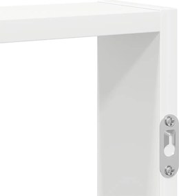 vidaXL Ράφι Τοίχου Λευκό 43x9x60 εκ. από Επεξεργασμένο Ξύλο