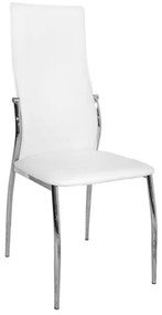 Σετ τραπεζαρίας C10062.01 5τμχ με Τραπέζι ALAN 120x70x75εκ. &amp; Καρέκλες KIM Λευκές