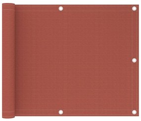 Διαχωριστικό Βεράντας Τερακότα 75 x 300 εκ. από HDPE