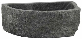 vidaXL Κρεμαστή Λεκάνη Γκρι (38-45) x (30-35) x 15 εκ. Πέτρα Ποταμού