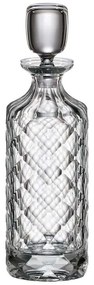 Καράφα Ουίσκι Με Πώμα CTB99X02075 750ml Clear Από Κρύσταλλο Βοημίας