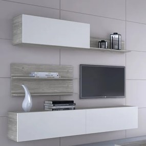 Intrahome Σύνθεση σαλονιού 'SMART 2D" σε χρώμα σταχτί-λευκό Intrahomesa-00652676