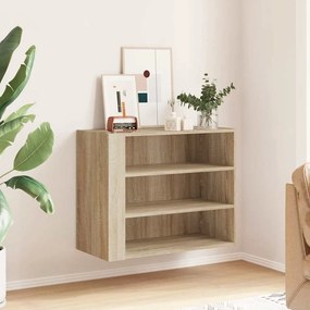 vidaXL Ντουλάπι Τοίχου Sonoma Δρυς 75x35x60 εκ. Επεξεργασμένο Ξύλο