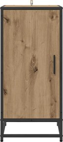 vidaXL Πλαϊνό γραφείο Artisan Oak 35,5 x 35 x 76 εκ