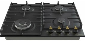 Gorenje Classico GW642CLB-737639 Μαύρη Εστία Γκαζιού 60 cm