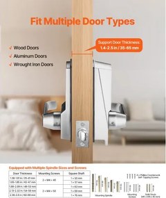 VEVOR Mechanical Keyless Entry Door Lock 14 Key Mechanical Door Lock with Key