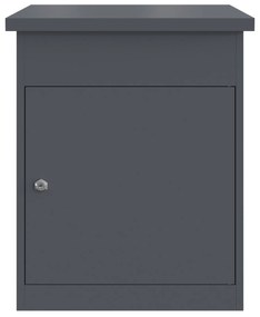 vidaXL Θυρίδα Πακέτων Ανθρακί 44 x 35 x 59 εκατοστά Ατσάλι