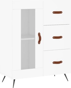 vidaXL Ντουλάπι Λευκό 69,5x34x180 εκ. από Επεξεργασμένο Ξύλο