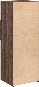 vidaXL Ντουλάπι Καφέ Δρυς 45x42,5x124 εκ. από Επεξεργασμένο Ξύλο