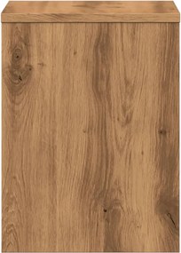 vidaXL Κομοδίνα 2 τεμ. Αρτισιανή Δρυς 40x30x40 εκ. από Επεξεργ. Ξύλο
