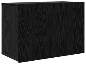 vidaXL Μονάδα Τοίχου Τηλεόρασης 5 pcs Μαύρη δρυς Επεξεργασμένο ξύλο