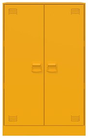 vidaXL Ντουλάπι Μουσταρδί 67 x 39 x 107 εκ. από Ατσάλι