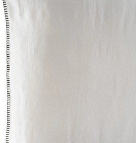 Προπλυμένο Λινό Κάλυμμα για κεφαλάρι με σκούρο τελείωμα, Mereson