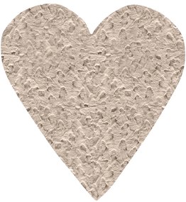 Παιδικό Χαλί GLACIAL BEIGE HEART 160 x 160 εκ.