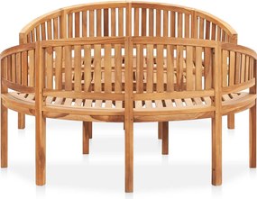 VidaXL Σετ Σαλονιού Κήπου 3 τεμ. από Ξύλο Teak